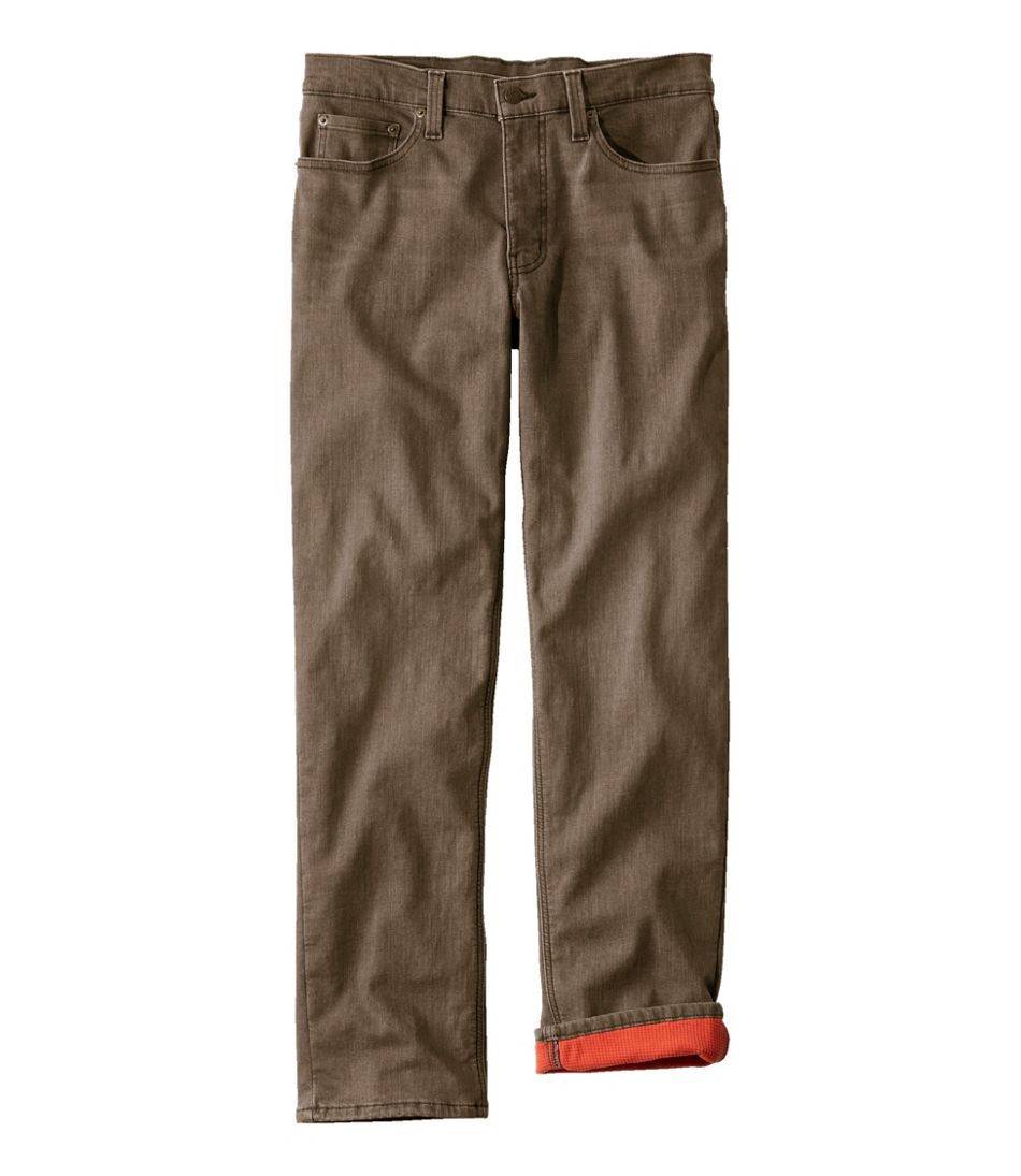 Men's BeanFlex® Jeans, Standard Athletic Fit, Fleece-Lined / L.L.Bean