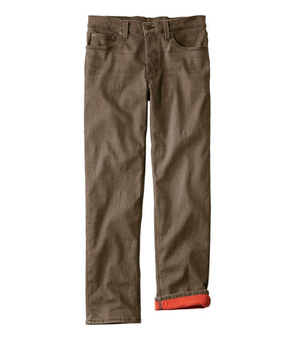 Men's BeanFlex® Jeans, Standard Athletic Fit, Fleece-Lined / L.L.Bean