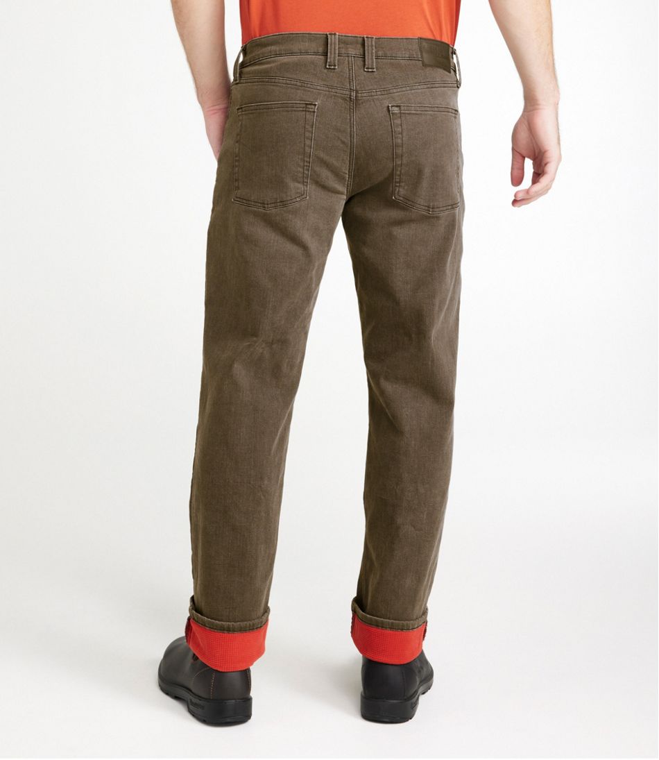 Men's BeanFlex® Jeans, Standard Athletic Fit, Fleece-Lined / L.L.Bean
