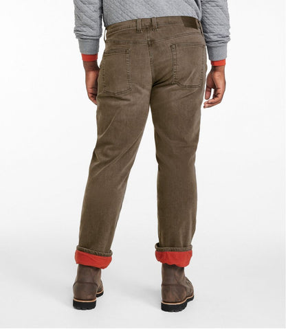 Men's BeanFlex® Jeans, Standard Athletic Fit, Fleece-Lined / L.L.Bean