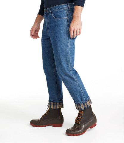 Men's Double L® Jeans, Classic Fit, Flannel-Lined / L.L.Bean