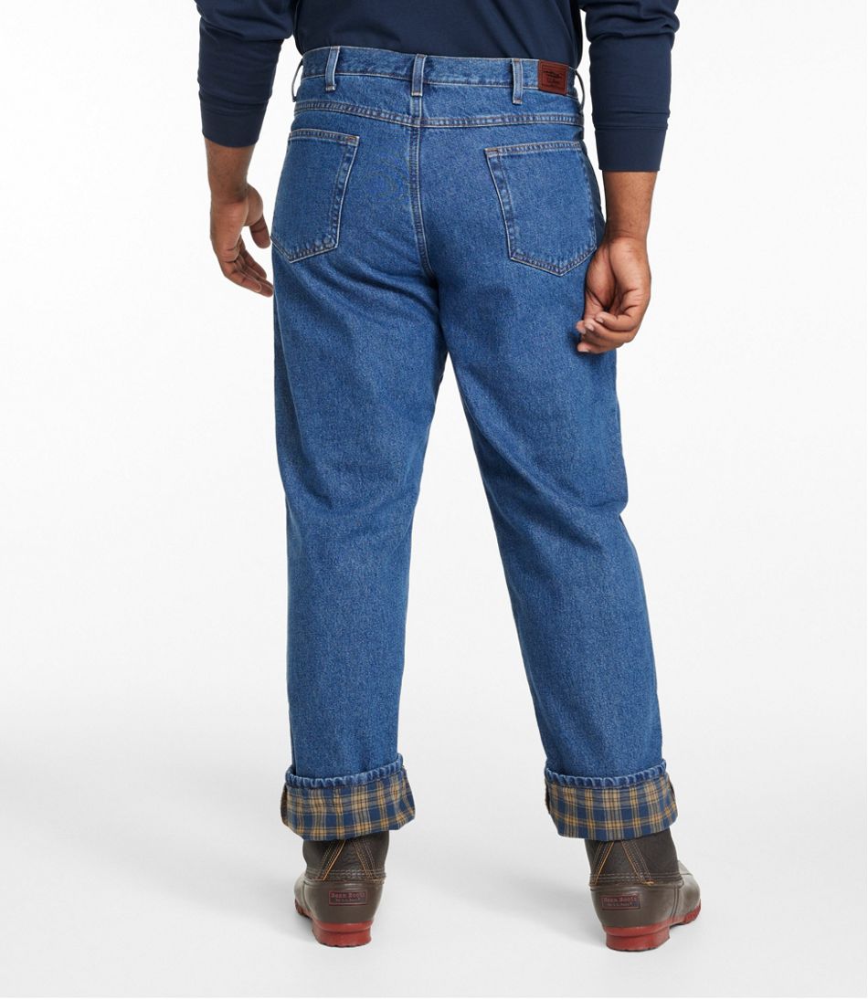 Men's Double L® Jeans, Classic Fit, Flannel-Lined / L.L.Bean