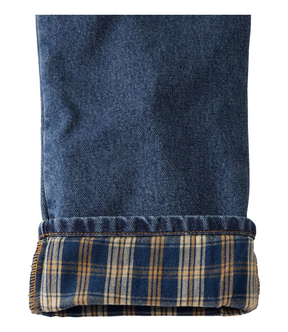 Men's Double L® Jeans, Classic Fit, Flannel-Lined / L.L.Bean
