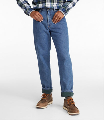 Men's Double L® Jeans, Classic Fit, Fleece-Lined / L.L.Bean