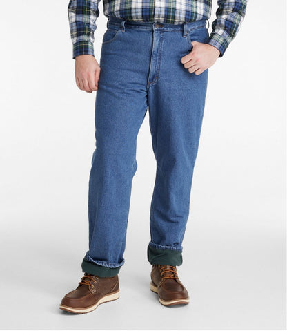 Men's Double L® Jeans, Classic Fit, Fleece-Lined / L.L.Bean