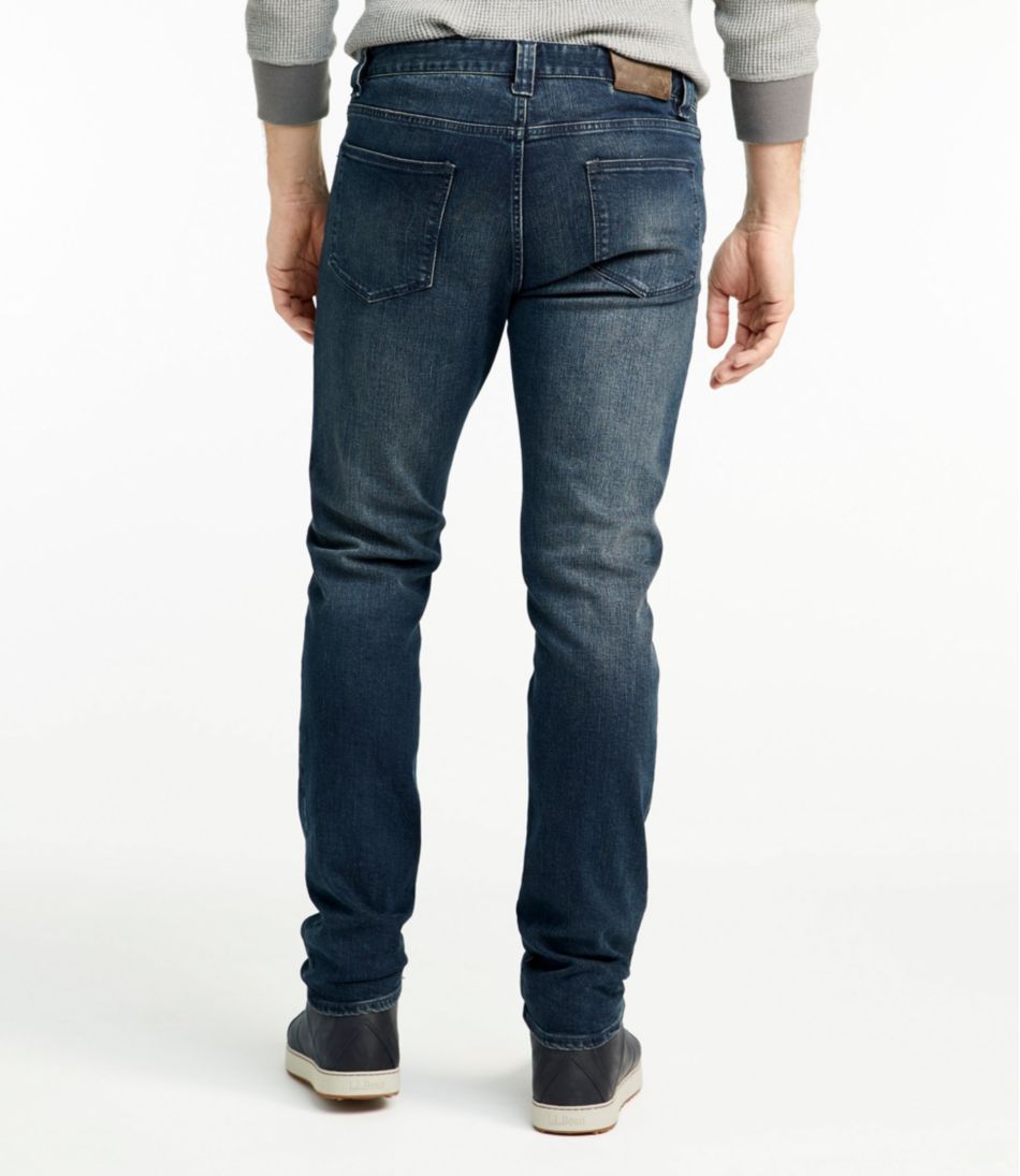 Men's Signature Five-Pocket Jeans with Stretch, Slim Straight / L.L.Bean