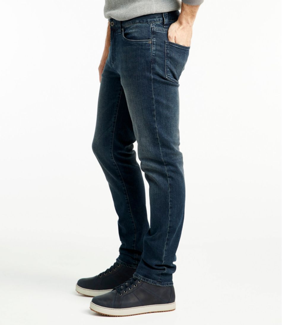 Men's Signature Five-Pocket Jeans with Stretch, Slim Straight / L.L.Bean