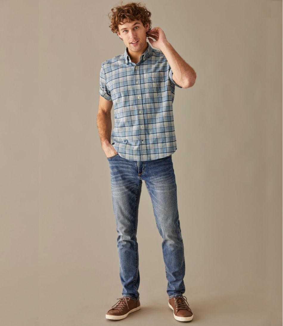 Men's Signature Five-Pocket Jeans with Stretch, Slim Straight / L.L.Bean