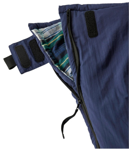 Adults' Flannel Lined Camp Sleeping Bag, 20° / L.L.Bean