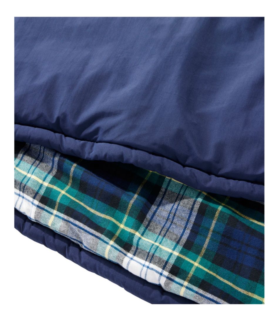 Kids' Flannel Lined Camp Sleeping Bag, 40° / L.L.Bean