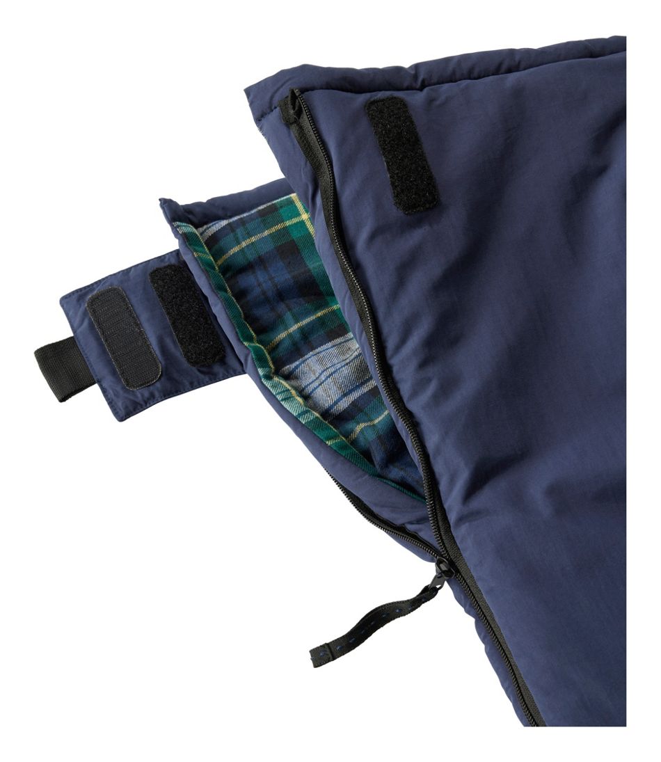 Kids' Flannel Lined Camp Sleeping Bag, 40° / L.L.Bean