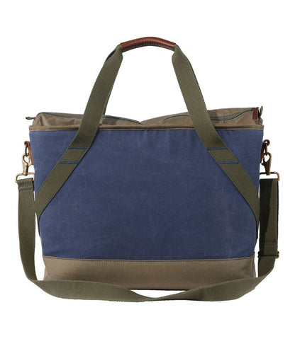 Insulated Waxed-Canvas Tote, Large / L.L.Bean