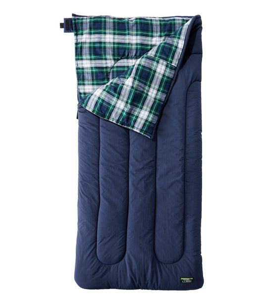 Flannel Lined Camp Sleeping Bag, 0° / L.L.Bean