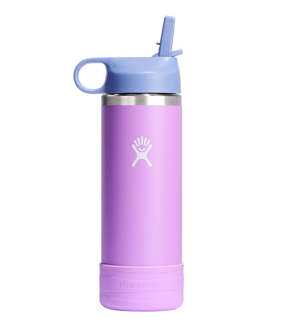 Kids' Hydro Flask Wide Mouth Straw Cap And Boot, 18 oz. / L.L.Bean