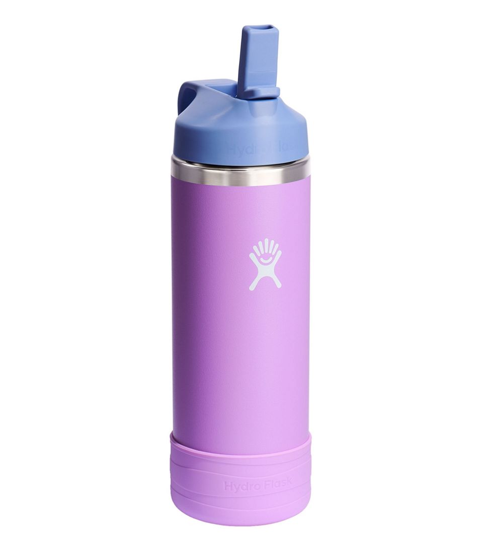 Kids' Hydro Flask Wide Mouth Straw Cap And Boot, 18 oz. / L.L.Bean