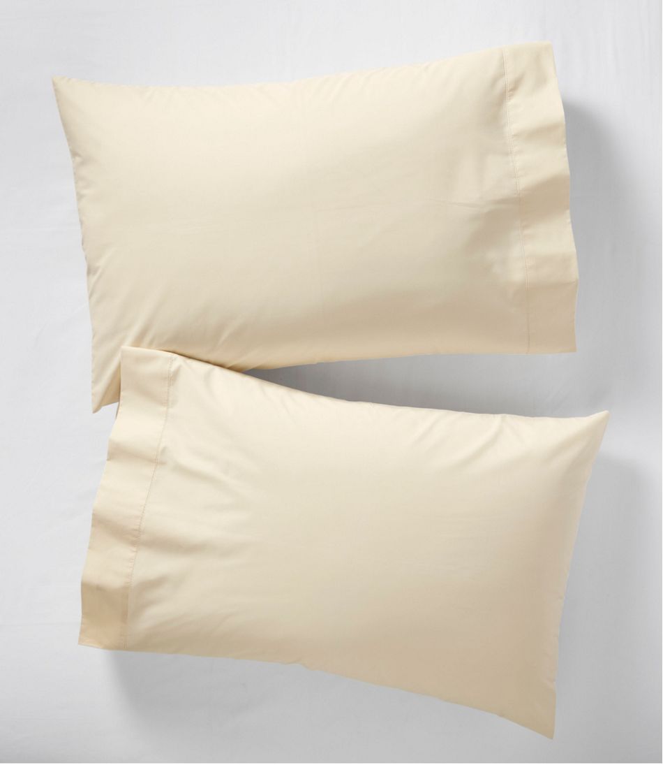 280-Thread-Count Pima Cotton Percale Pillowcases, Set of Two / L.L.Bean