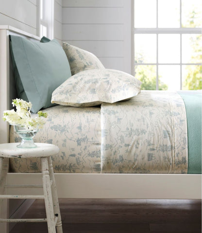 280-Thread-Count Pima Cotton Percale Pillowcases, Set of Two / L.L.Bean