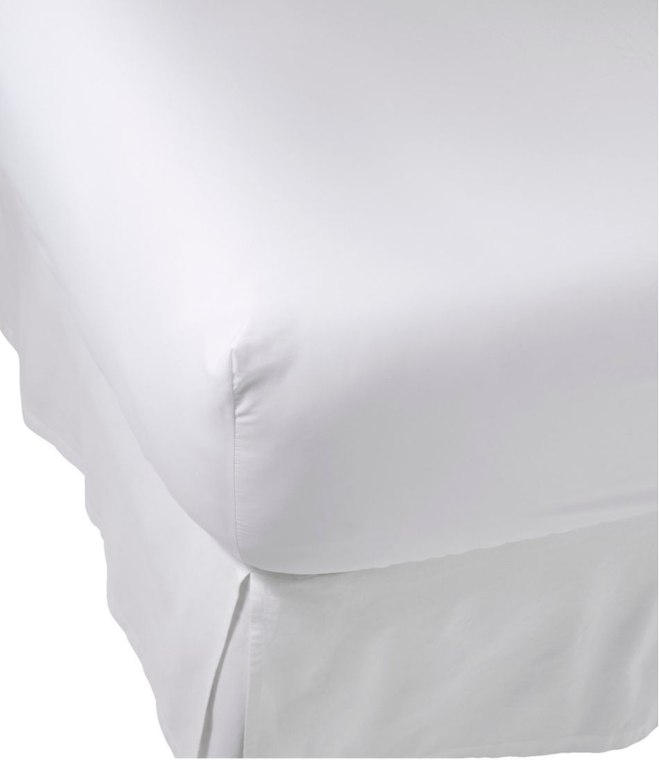 280-Thread-Count Pima Cotton Percale Sheet, Fitted / L.L.Bean