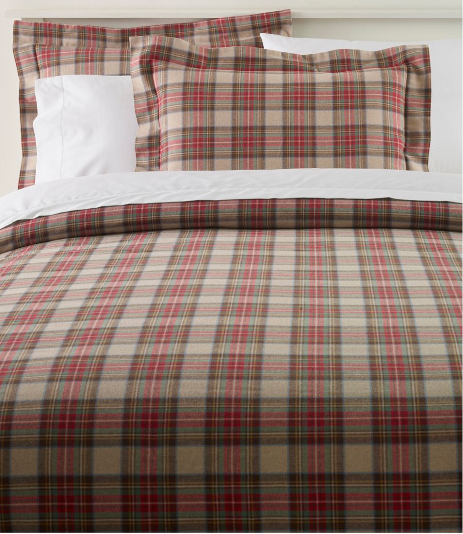 Heritage Chamois Flannel Comforter Cover Collection, Plaid / L.L.Bean