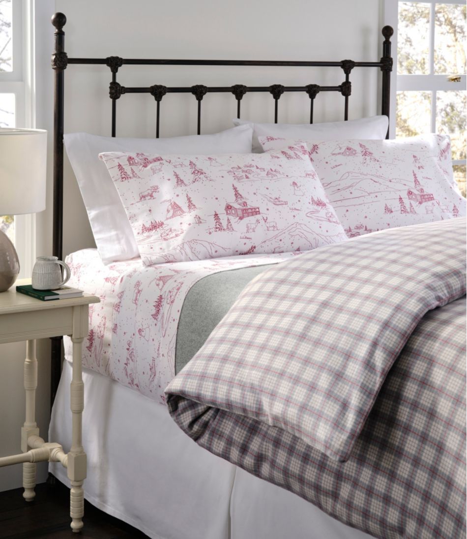 Heritage Chamois Flannel Comforter Cover Collection, Plaid / L.L.Bean