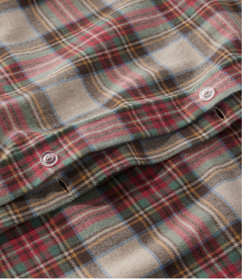 Heritage Chamois Flannel Comforter Cover Collection, Plaid / L.L.Bean