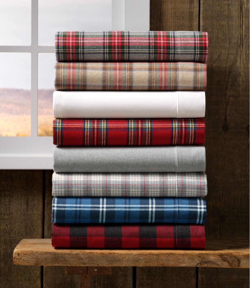 Heritage Chamois Flannel Comforter Cover Collection, Plaid / L.L.Bean