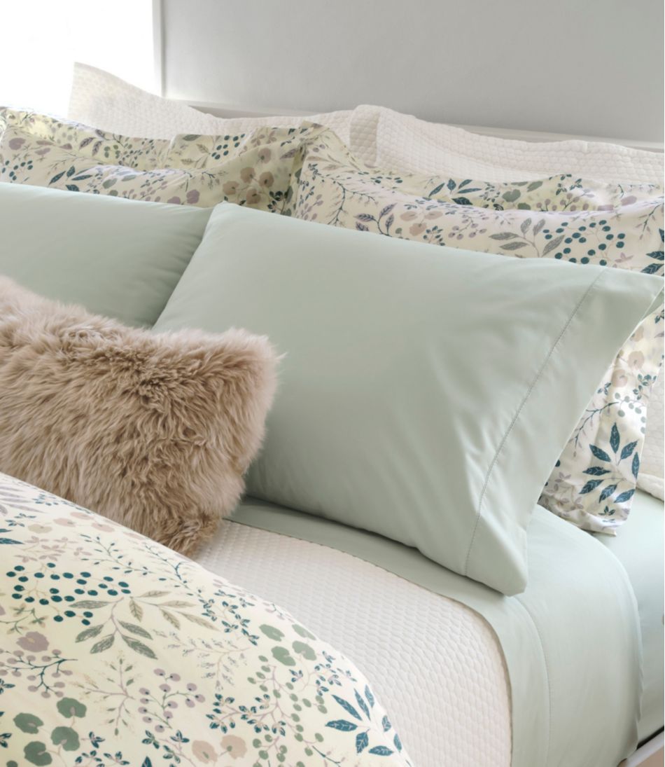 280-Thread-Count Pima Cotton Percale Sheet, Flat / L.L.Bean