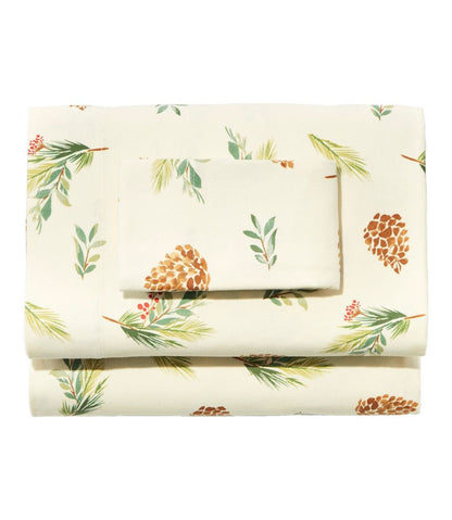 Evergreen Flannel Sheet Collection / L.L.Bean