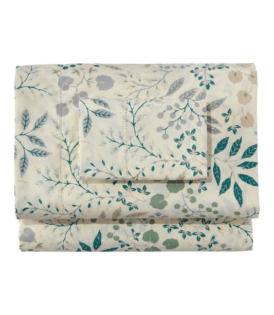 280-Thread-Count Pima Cotton Percale Sheet Set, Print / L.L.Bean