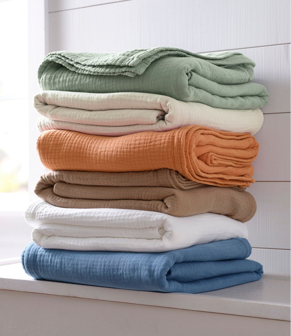 Lightweight Cotton Gauze Blanket / L.L.Bean
