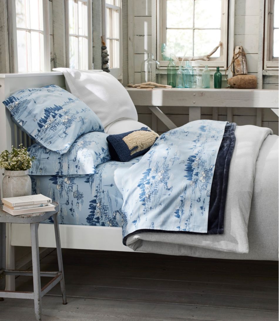 Ultrasoft Comfort Flannel Comforter Cover / L.L.Bean