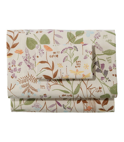 Birch Floral Flannel Sheet Collection / L.L.Bean