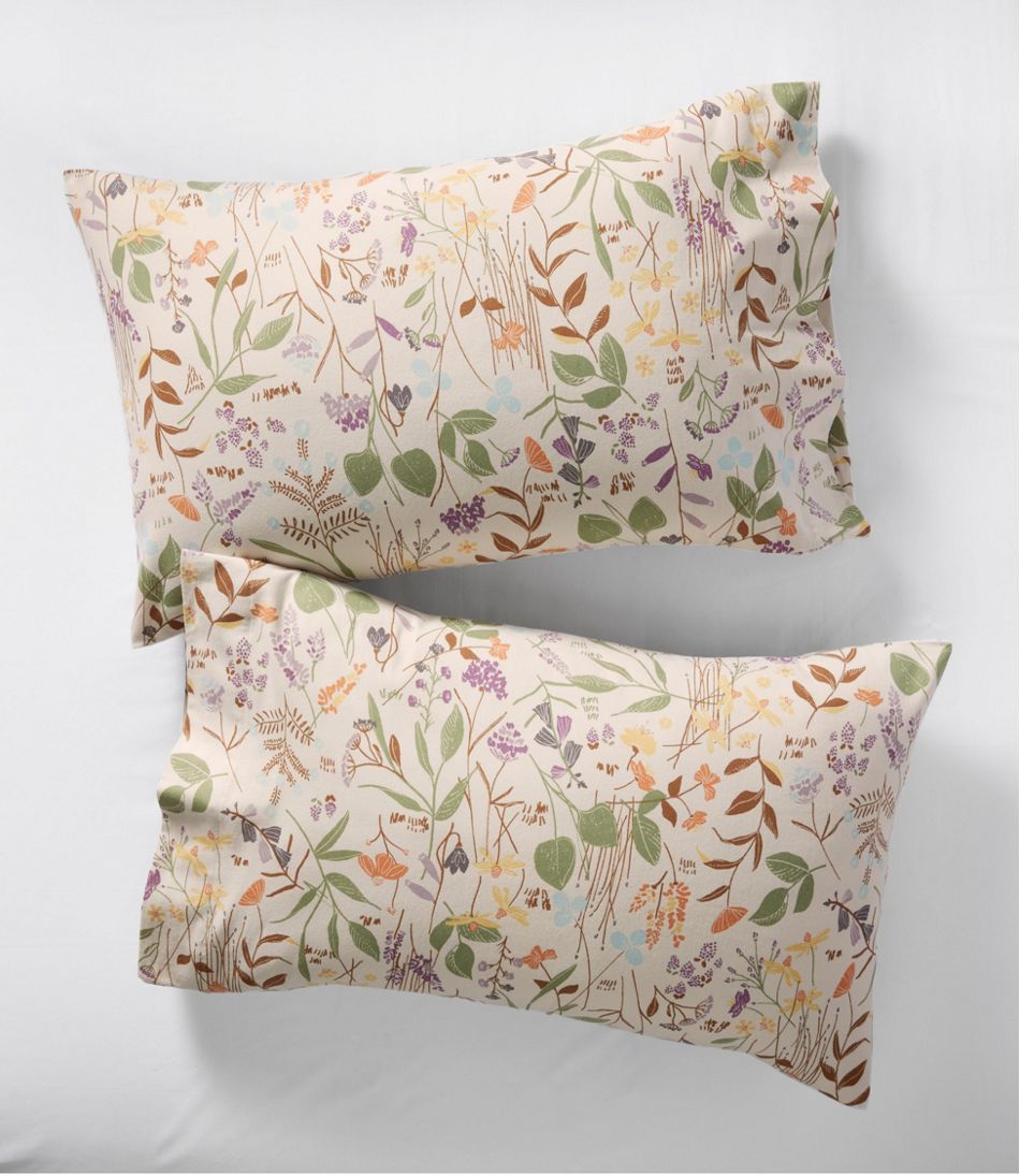 Birch Floral Flannel Sheet Collection / L.L.Bean