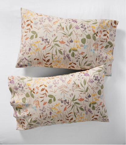 Birch Floral Percale Sheet Collection / L.L.Bean