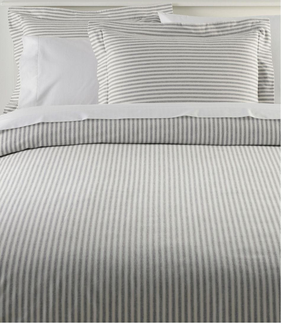 Ultrasoft Comfort Flannel Comforter Cover Collection, Stripe / L.L.Bean