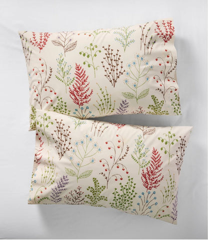 Botanical Floral Percale Sheet Collection / L.L.Bean