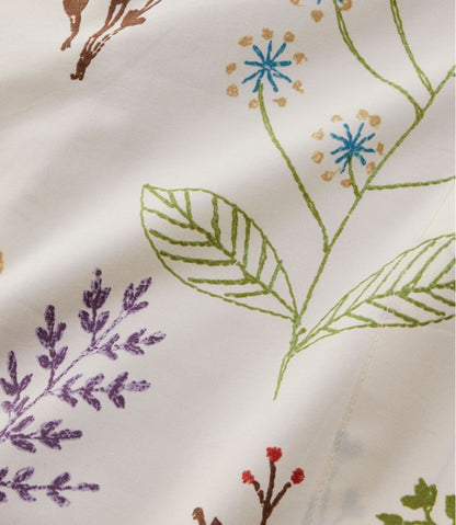 Botanical Floral Percale Sheet Collection / L.L.Bean