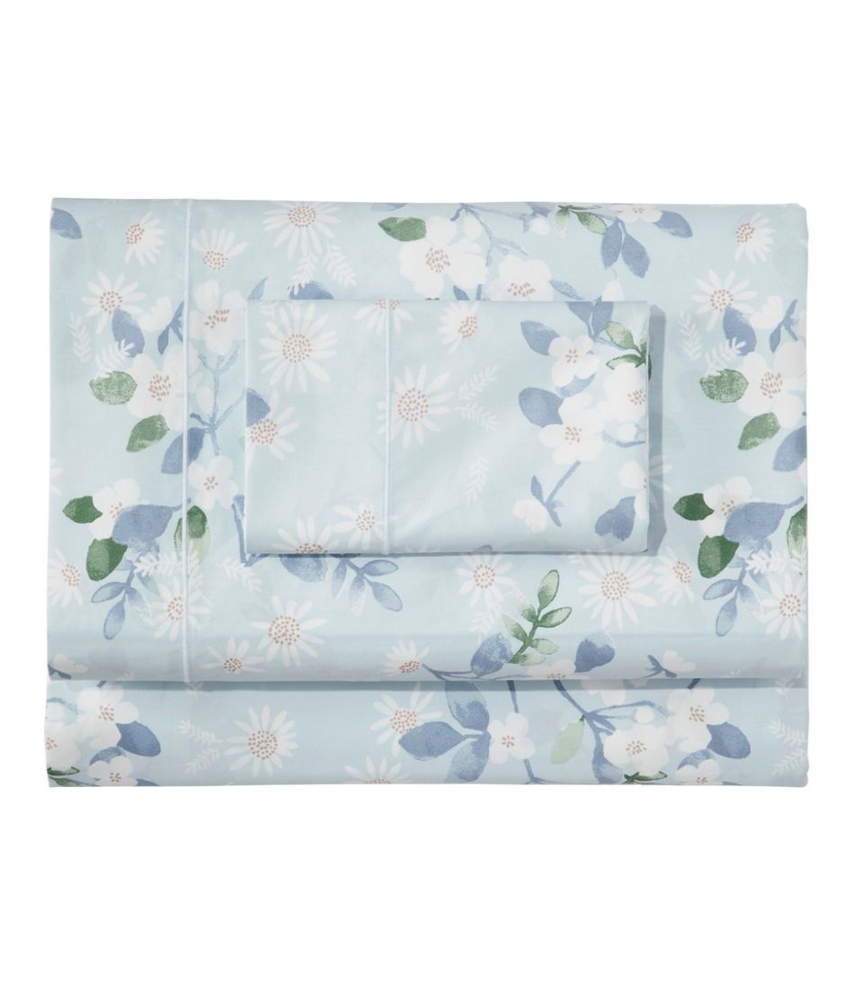 Premium Egyptian Percale Sheet Collection, Daisy / L.L.Bean