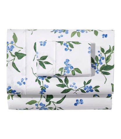 Jess Franks Blueberry Print Percale Sheet Set Collection / L.L.Bean