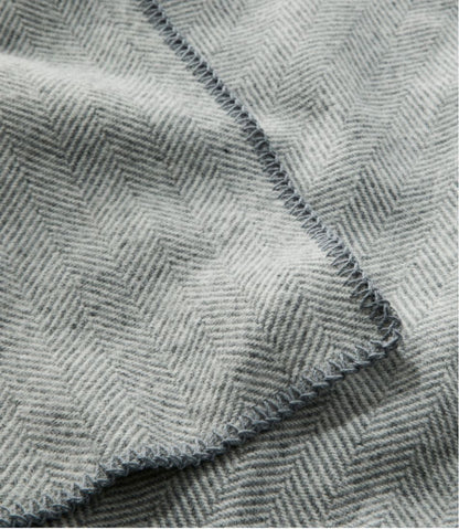 Washable Wool Blanket, Herringbone / L.L.Bean