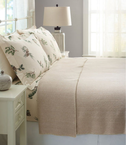 Washable Wool Blanket, Herringbone / L.L.Bean