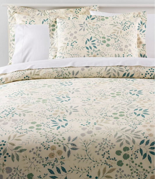 280-Thread-Count Pima Cotton Percale Comforter Cover Collection, Print / L.L.Bean