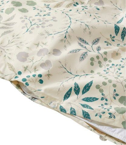 280-Thread-Count Pima Cotton Percale Comforter Cover Collection, Print / L.L.Bean