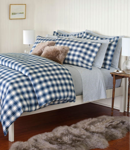 Ultrasoft Comfort Flannel Comforter Cover Collection, Check / L.L.Bean