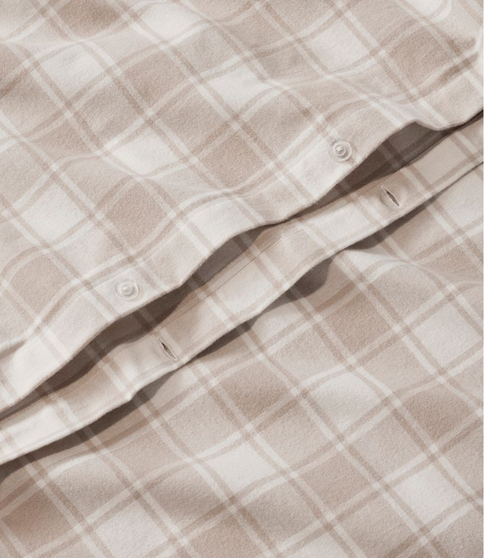 Ultrasoft Comfort Flannel Comforter Cover Collection, Check / L.L.Bean