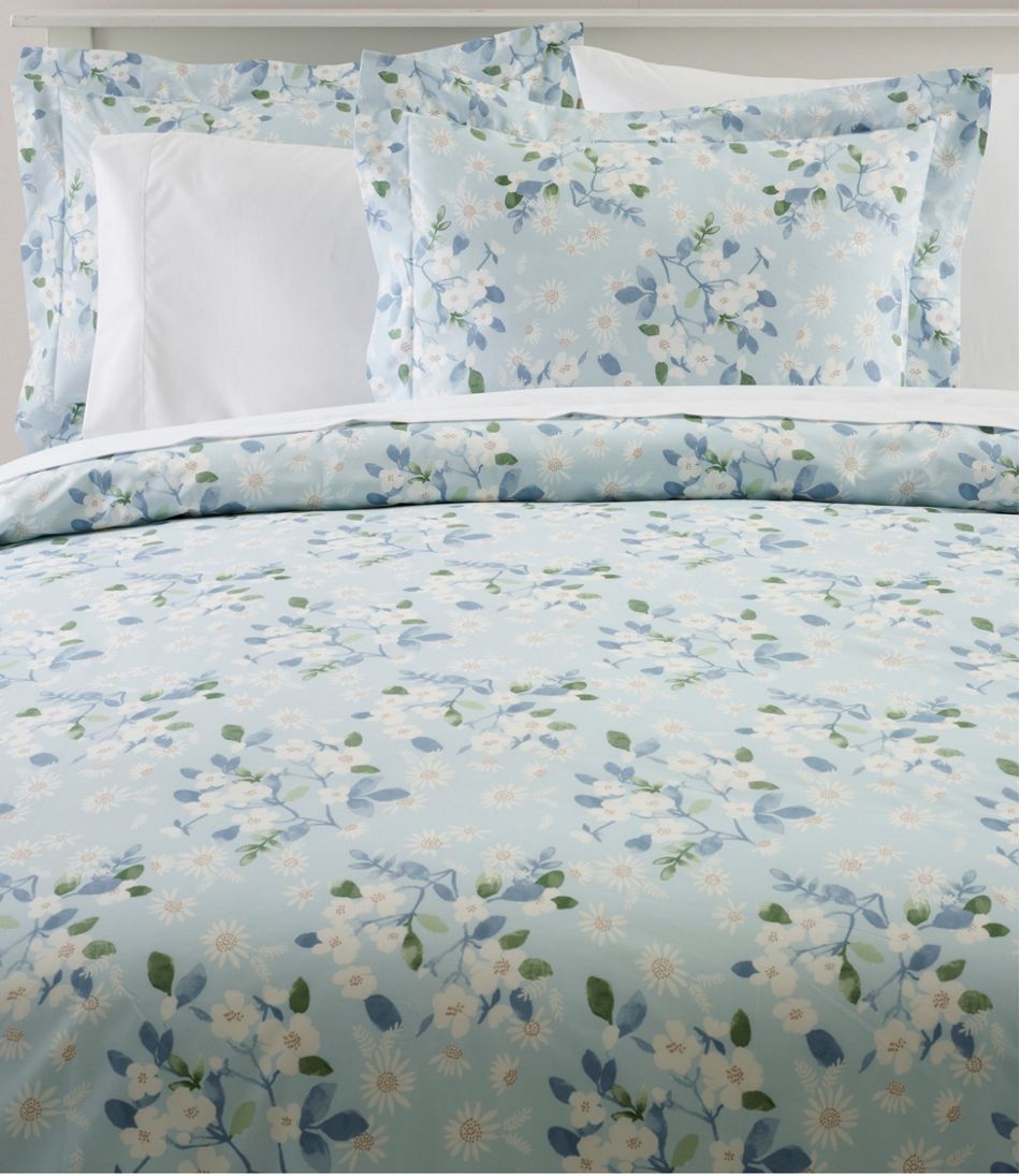 Premium Egyptian Percale Comforter Cover Collection, Daisy / L.L.Bean