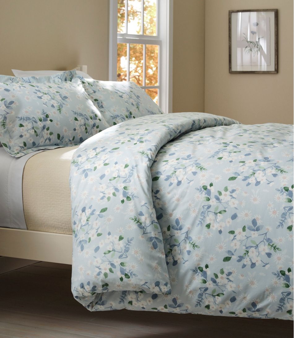 Premium Egyptian Percale Comforter Cover Collection, Daisy / L.L.Bean