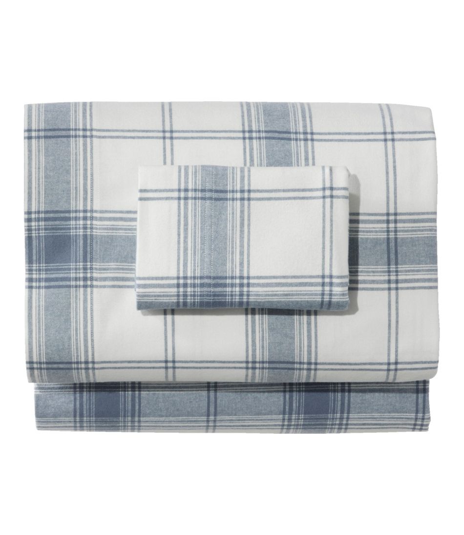 Organic Flannel Sheet Collection, Plaid / L.L.Bean