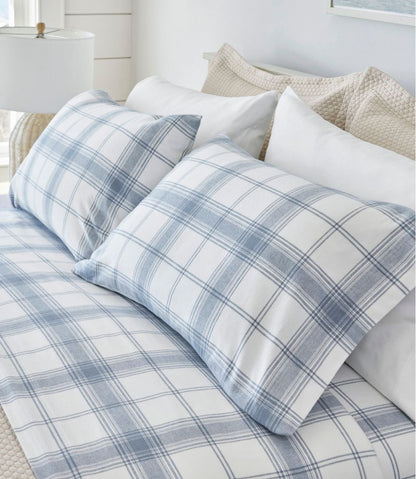 Organic Flannel Sheet Collection, Plaid / L.L.Bean
