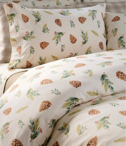 Evergreen Flannel Comforter Cover Collection / L.L.Bean